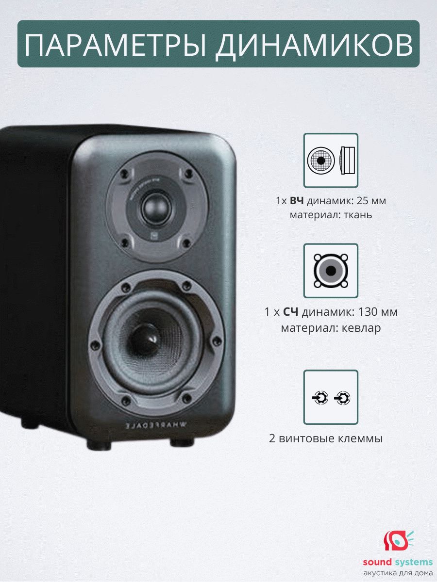 Wharfedale Diamond 320, Blackwood – купить полочную акустику по цене 19 190  ₽